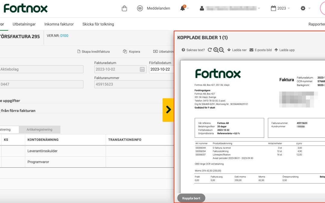 Digitalisering och e-fakturor